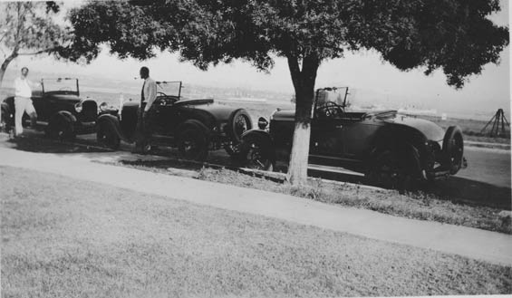 Three Fords, Coronado, Ca. 1928-30 (Source: Barnes)
